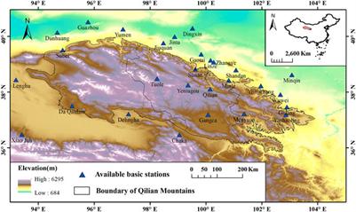 Evaluation of Long-Term and High-Resolution Gridded Precipitation and Temperature Products in the Qilian Mountains, Qinghai–Tibet Plateau